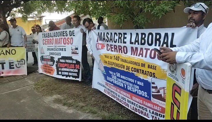 Trabajadores de Sintracerromatoso- Sintraminero- Sunet Montelibano